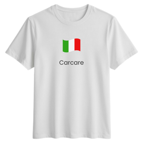 T-shirt Comune italiano Carcare (SV) | Idea regalo originale