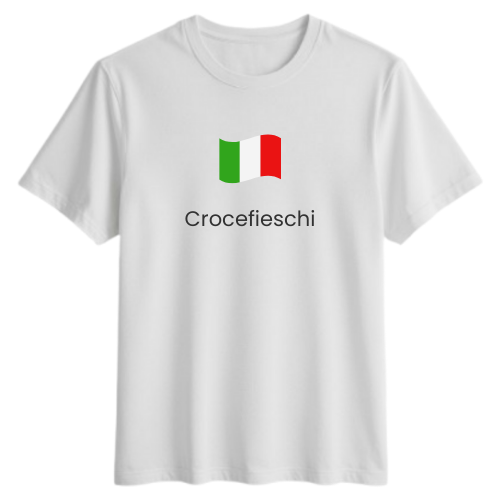T-shirt Comune italiano Crocefieschi (GE) | Idea regalo originale