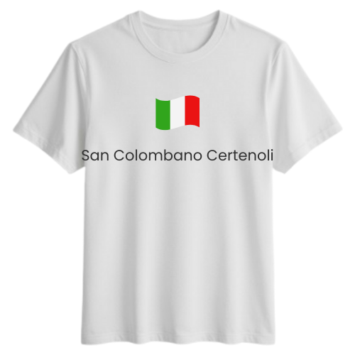 T-shirt Comune italiano San Colombano Certenoli (GE) | Idea regalo originale